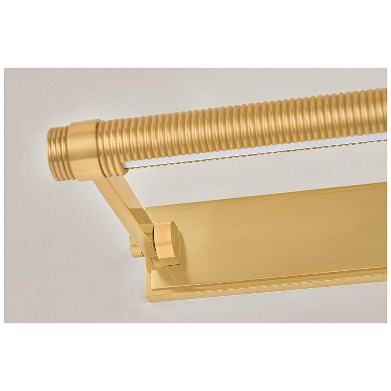 Image 5 Hudson Valley Lighting Duell Picture Light Aged Brass more views