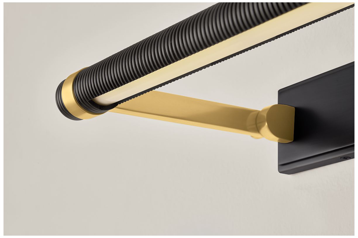 Image 4 Hudson Valley Lighting Duell Picture Light Aged Brass more views