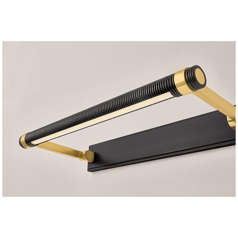 Image 5 Hudson Valley Lighting Duell Picture Light Aged Brass more views