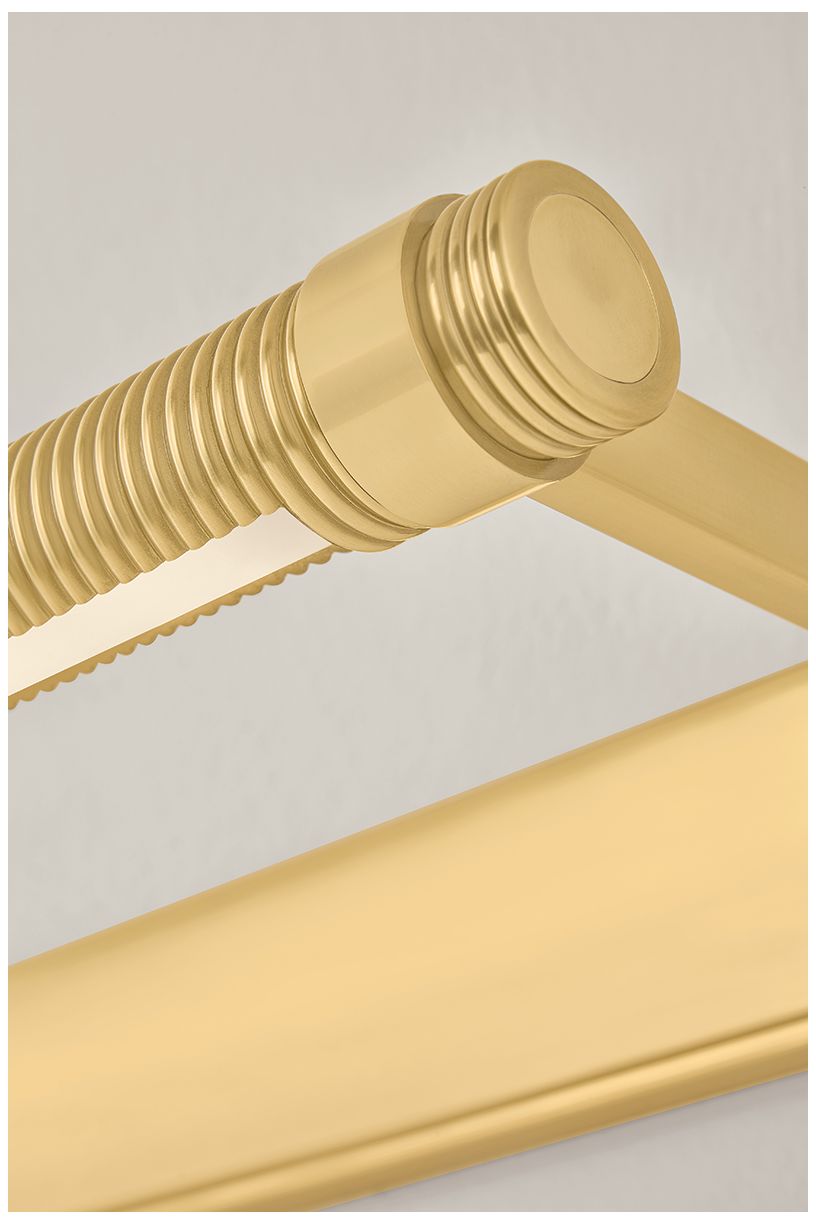 Image 4 Hudson Valley Lighting Duell Picture Light Aged Brass more views