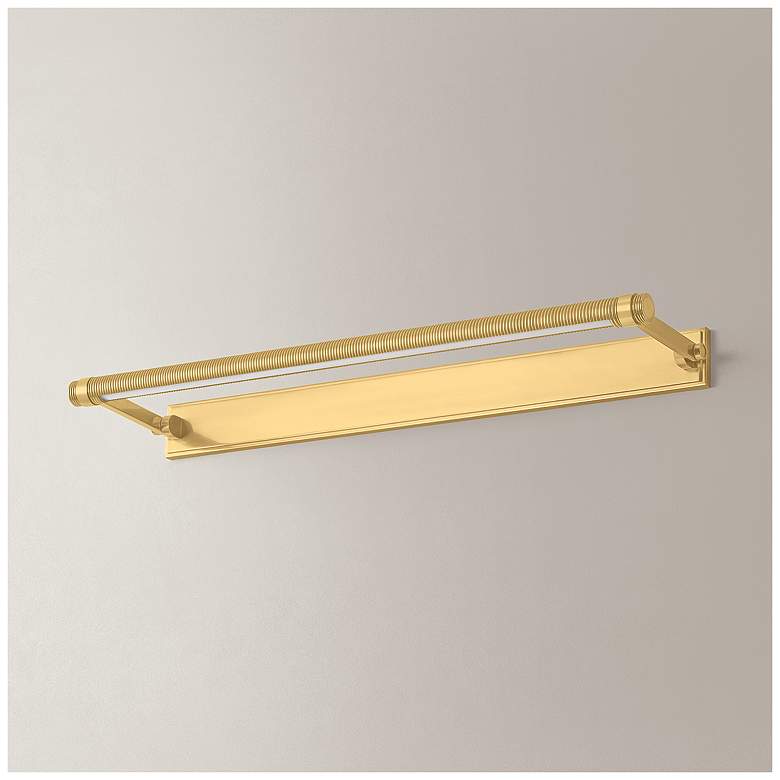 Image 5 Hudson Valley Lighting Duell Picture Light Aged Brass more views