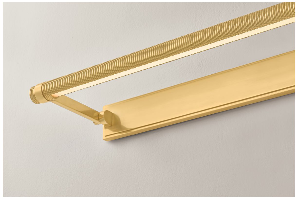 Image 6 Hudson Valley Lighting Duell Picture Light Aged Brass more views