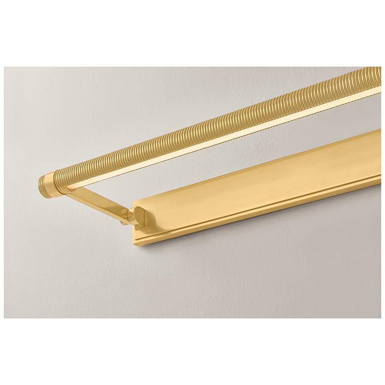 Image 6 Hudson Valley Lighting Duell Picture Light Aged Brass more views