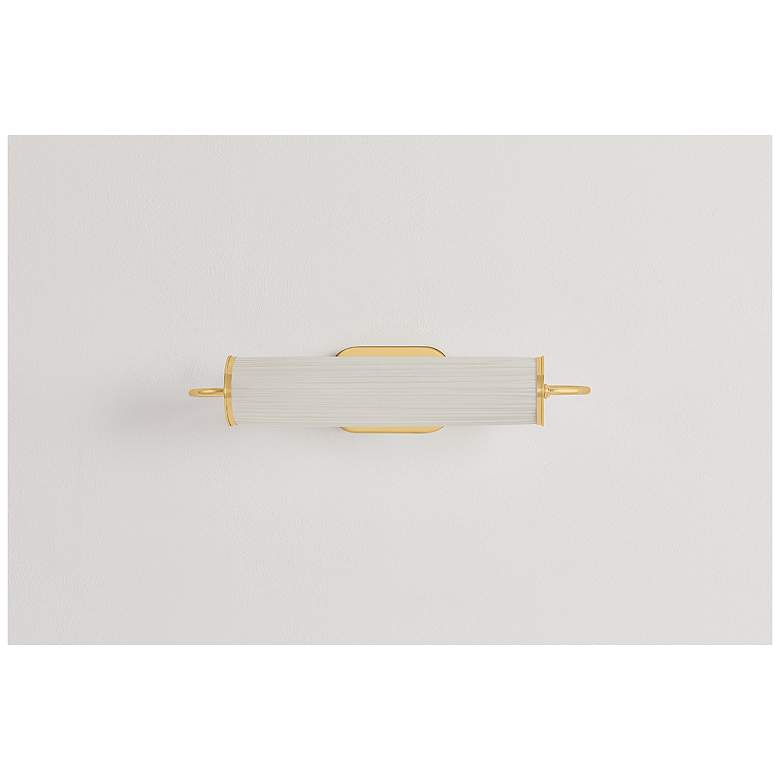 Image 4 Hudson Valley Lighting Elaine Picture Light Aged Brass more views