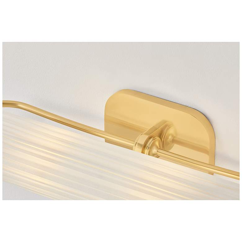 Image 5 Hudson Valley Lighting Elaine Picture Light Aged Brass more views