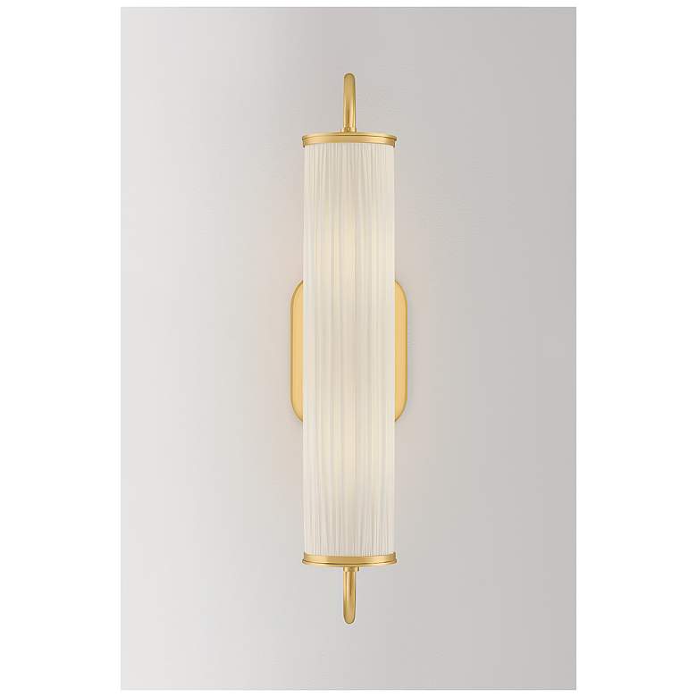 Image 7 Hudson Valley Lighting Elaine Picture Light Aged Brass more views