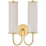 2_Hudson Valley Lighting Elaine Wall Sconce Aged Brass