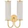 Hudson Valley Lighting Elaine Wall Sconce Aged Brass