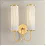 1_Hudson Valley Lighting Elaine Wall Sconce Aged Brass