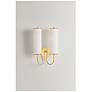 4_Hudson Valley Lighting Elaine Wall Sconce Aged Brass more views