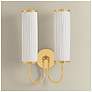 7_Hudson Valley Lighting Elaine Wall Sconce Aged Brass more views