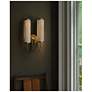 Hudson Valley Lighting Elaine Wall Sconce Aged Brass
