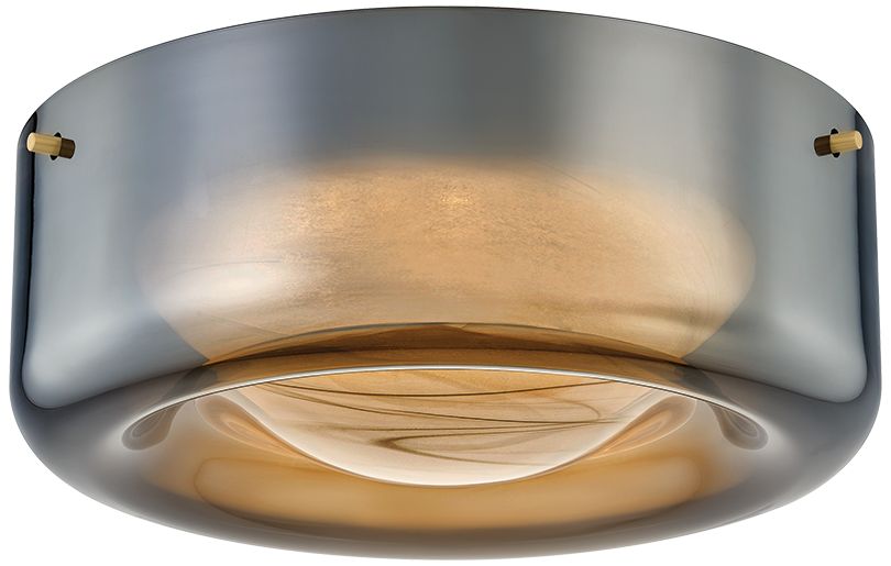 Hudson Valley Lighting Eldred Flush Mount Aged Brass