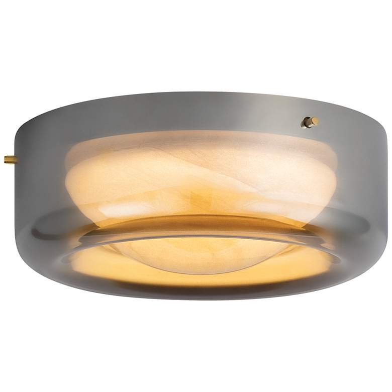 Image 3 Hudson Valley Lighting Eldred Flush Mount Aged Brass more views