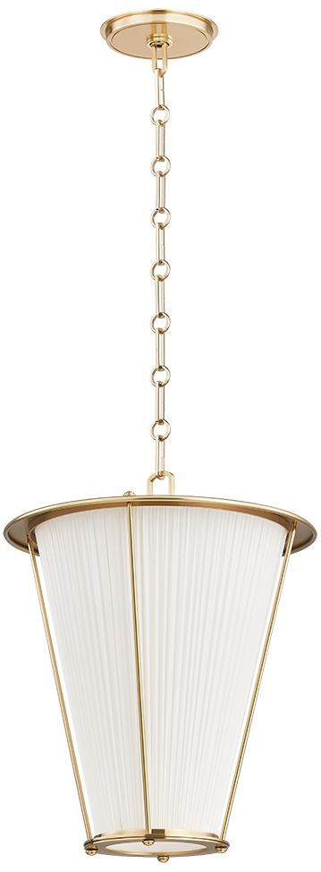 Image 2 Hudson Valley Lighting Ellsworth Lantern Aged Brass