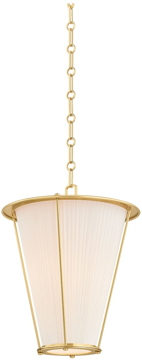 Image 3 Hudson Valley Lighting Ellsworth Lantern Aged Brass more views