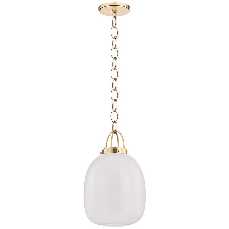 Image 2 Hudson Valley Lighting Enosburg Pendant Aged Brass