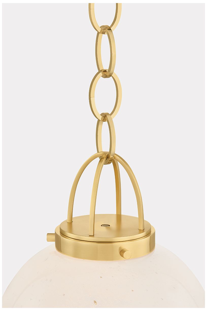 Image 5 Hudson Valley Lighting Enosburg Pendant Aged Brass more views