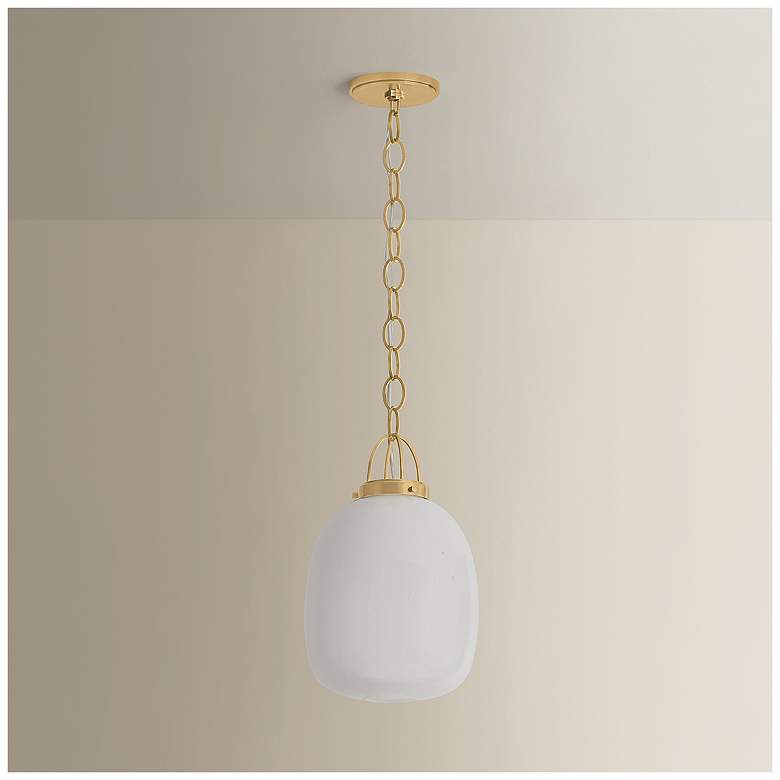 Image 6 Hudson Valley Lighting Enosburg Pendant Aged Brass more views