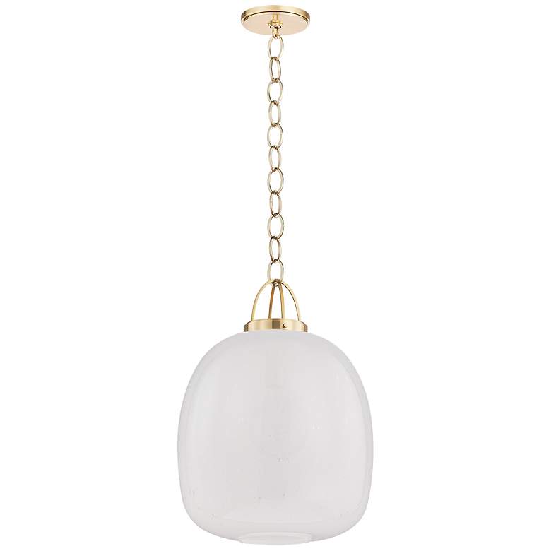Image 2 Hudson Valley Lighting Enosburg Pendant Aged Brass