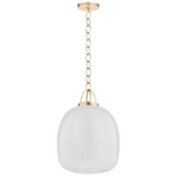 Hudson Valley Lighting Enosburg Pendant Aged Brass