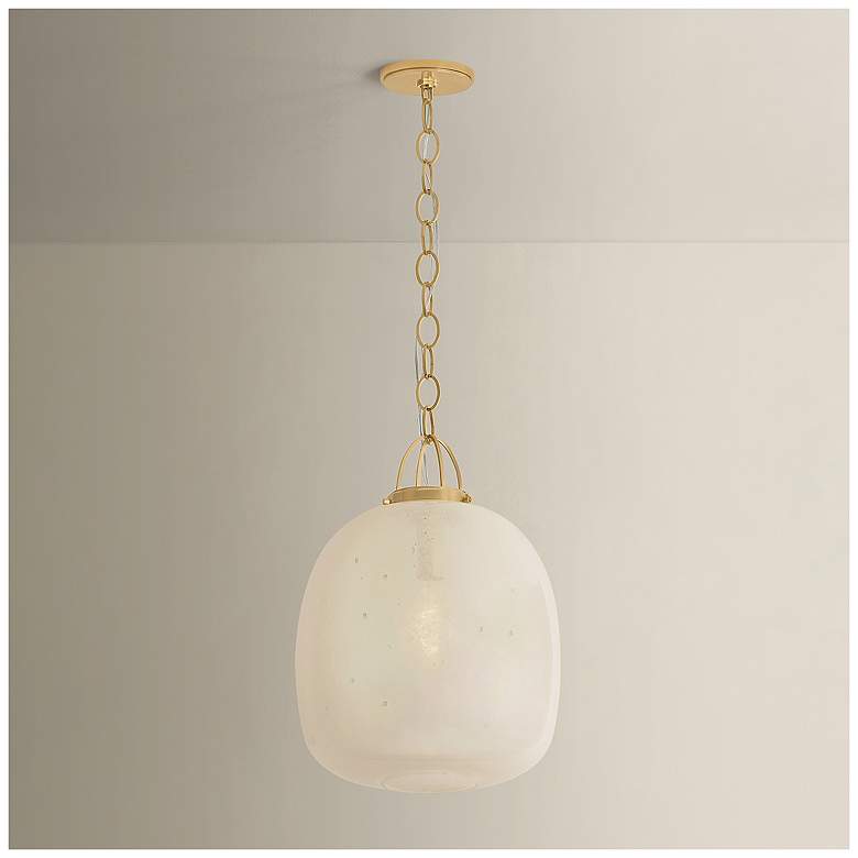 Image 1 Hudson Valley Lighting Enosburg Pendant Aged Brass