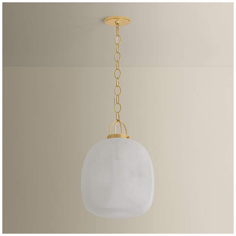 Image 5 Hudson Valley Lighting Enosburg Pendant Aged Brass more views