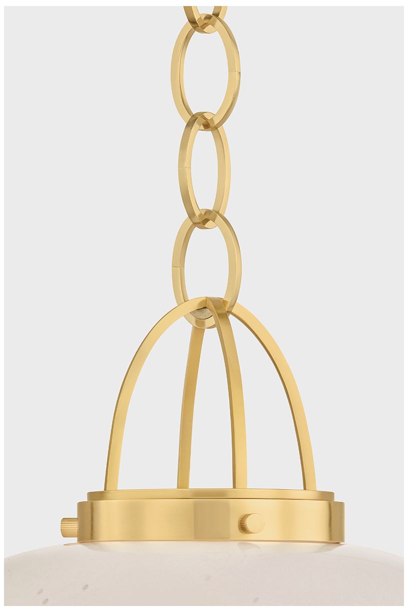 Hudson Valley Lighting Enosburg Pendant Aged Brass