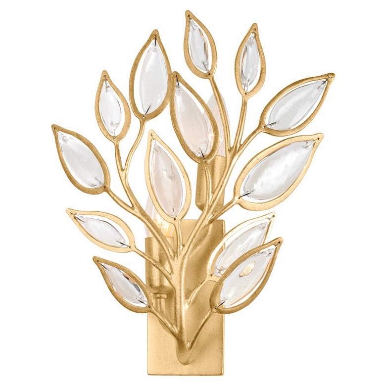 Image 1 Hudson Valley Lighting Fairlee 10.75 in. Vintage Gold Leaf Wall Sconce