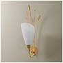 3_Hudson Valley Lighting Forest Glen Wall Sconce Vintage Gold Leaf more views