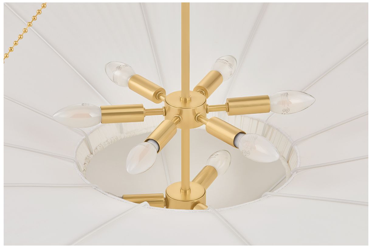 Image 4 Hudson Valley Lighting Gerhard Chandelier Aged Brass more views