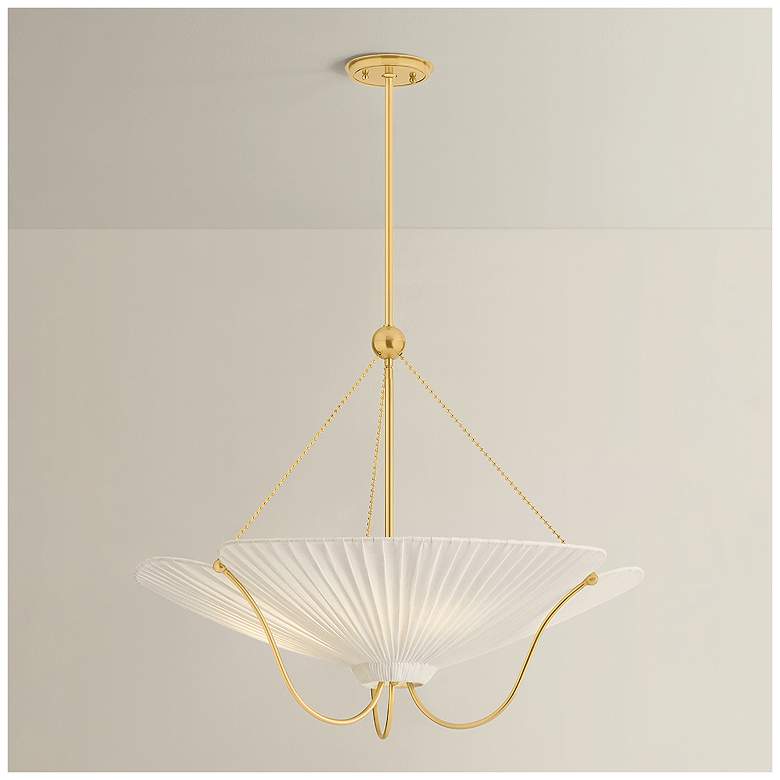 Image 1 Hudson Valley Lighting Gerhard Pendant Aged Brass