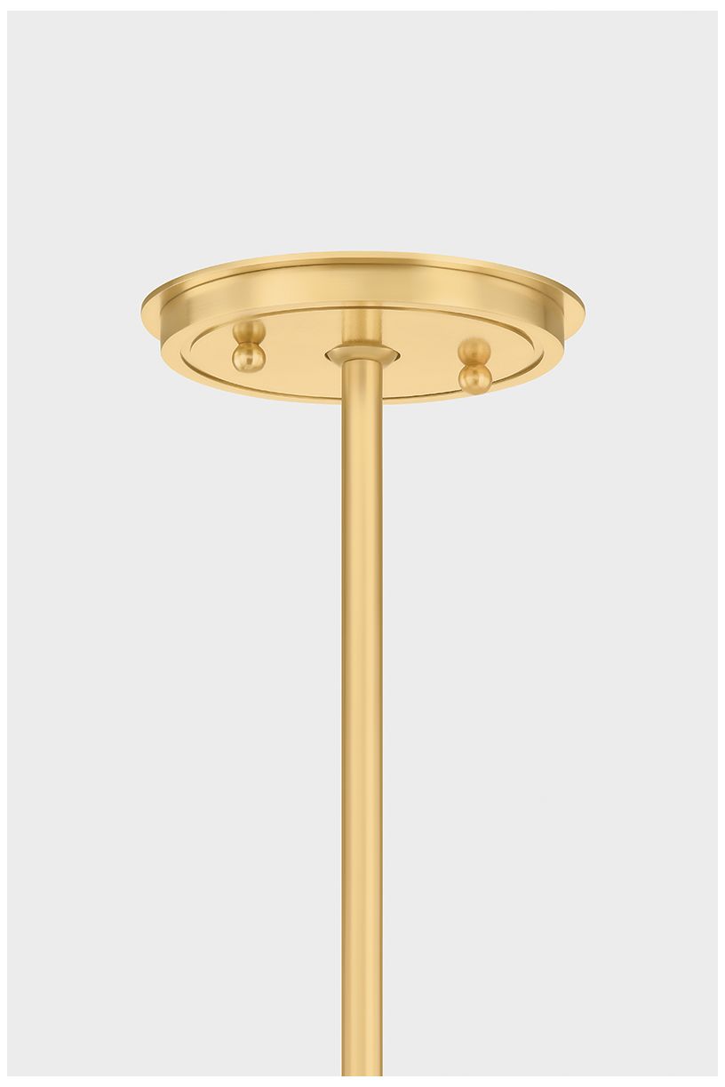 Image 4 Hudson Valley Lighting Gerhard Pendant Aged Brass more views