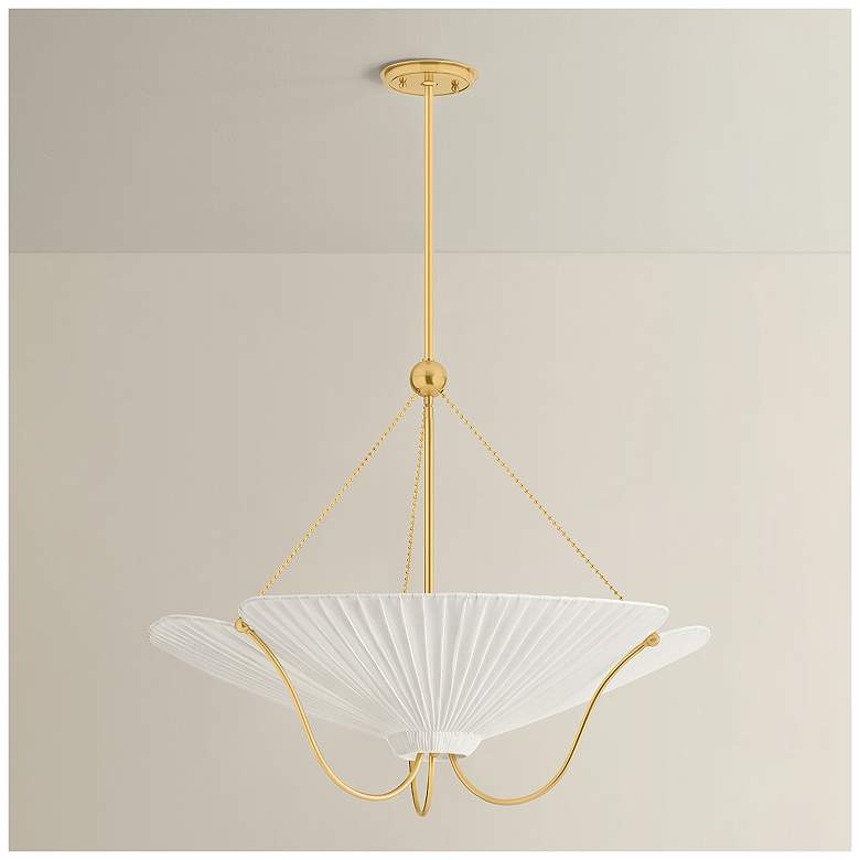 Image 6 Hudson Valley Lighting Gerhard Pendant Aged Brass more views