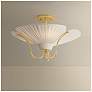 1_Hudson Valley Lighting Gerhard Semi Flush Aged Brass