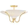 3_Hudson Valley Lighting Gerhard Semi Flush Aged Brass more views