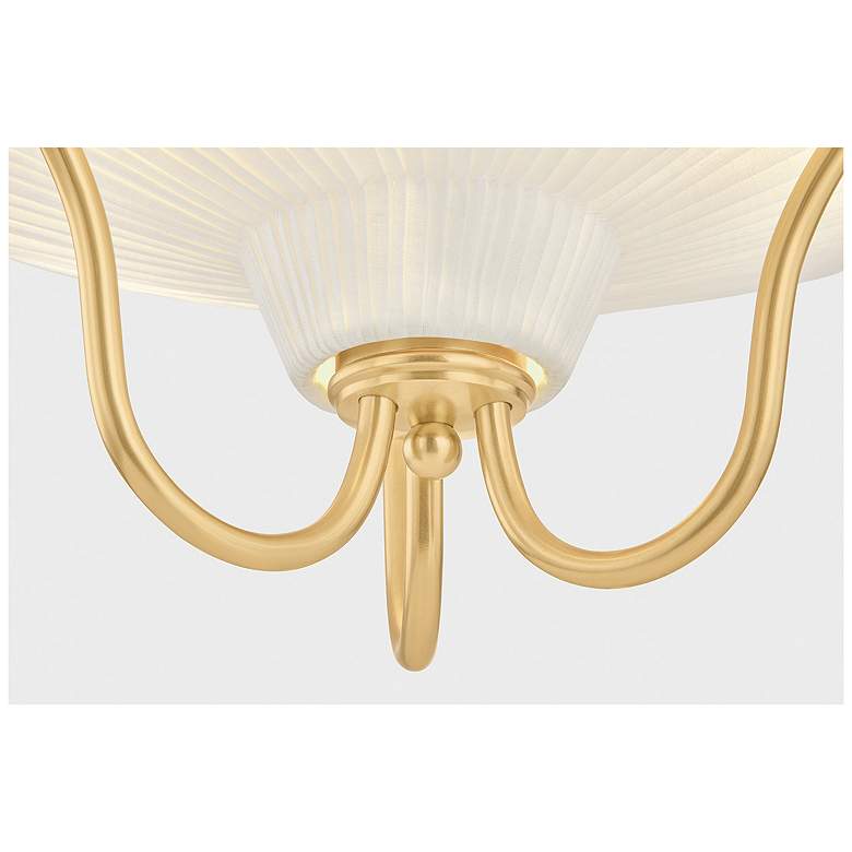 Image 4 Hudson Valley Lighting Gerhard Semi Flush Aged Brass more views