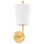 Hudson Valley Lighting Gladstone 6.5 in. Aged Brass Wall Sconce