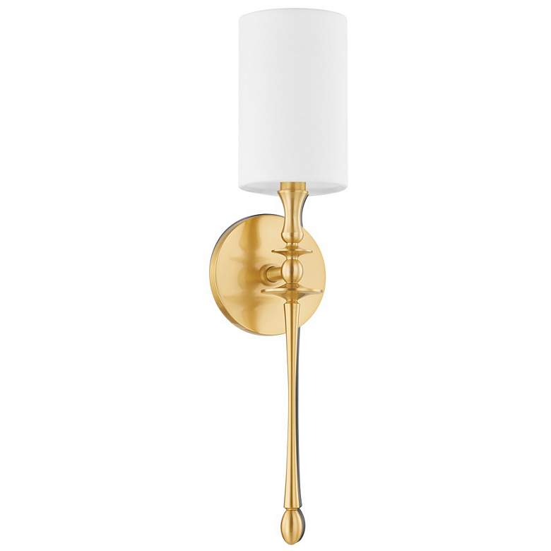 Image 1 Hudson Valley Lighting Guilford 4.75 in. Aged Brass Wall Sconce
