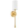 Hudson Valley Lighting Guilford 4.75 in. Aged Brass Wall Sconce