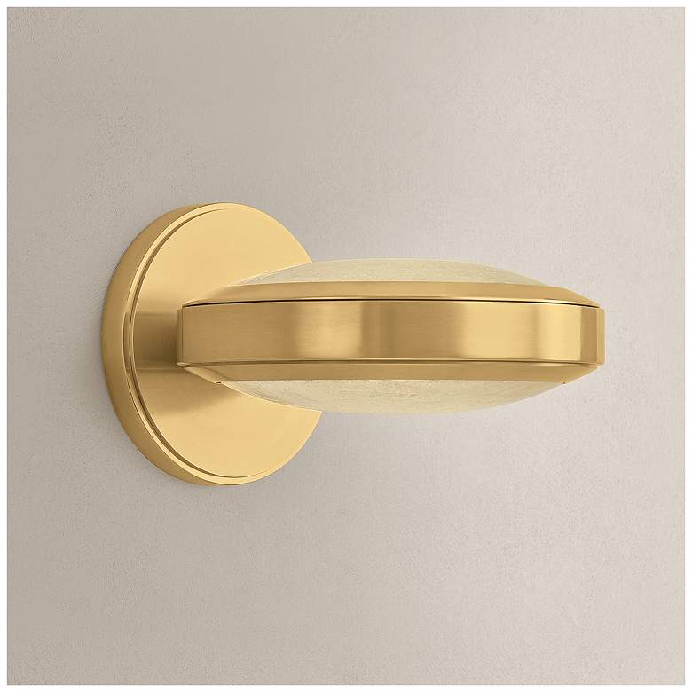 Image 1 Hudson Valley Lighting Harris Wall Sconce Aged Brass