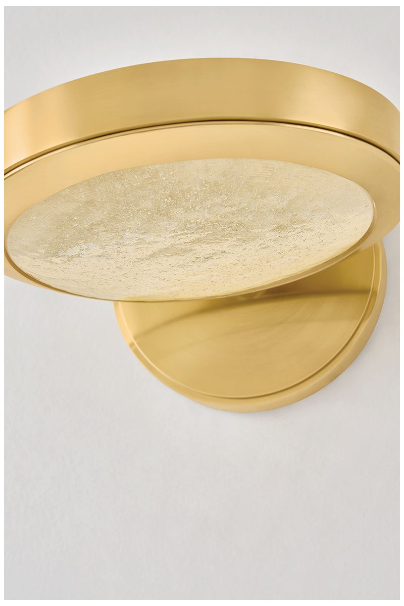 Image 5 Hudson Valley Lighting Harris Wall Sconce Aged Brass more views