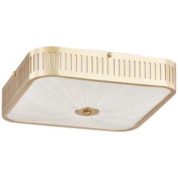 Hudson Valley Lighting Henri Semi Flush Aged Brass