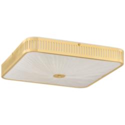 Hudson Valley Lighting Henri Semi Flush Aged Brass