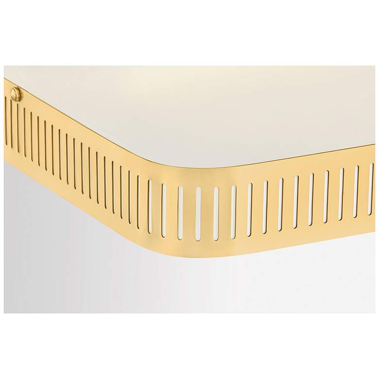 Image 7 Hudson Valley Lighting Henri Semi Flush Aged Brass more views