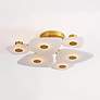 1_Hudson Valley Lighting Holmdel 27.75 in. Aged Brass Semi Flush