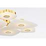 3_Hudson Valley Lighting Holmdel 27.75 in. Aged Brass Semi Flush more views