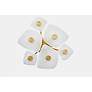4_Hudson Valley Lighting Holmdel 27.75 in. Aged Brass Semi Flush more views