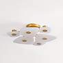 5_Hudson Valley Lighting Holmdel 27.75 in. Aged Brass Semi Flush more views