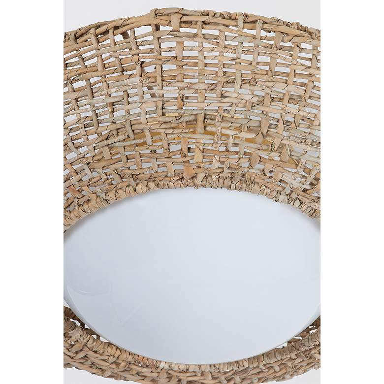Image 4 Hudson Valley Lighting Killington 24.25 in. Vintage Gold Leaf Flush Mount more views
